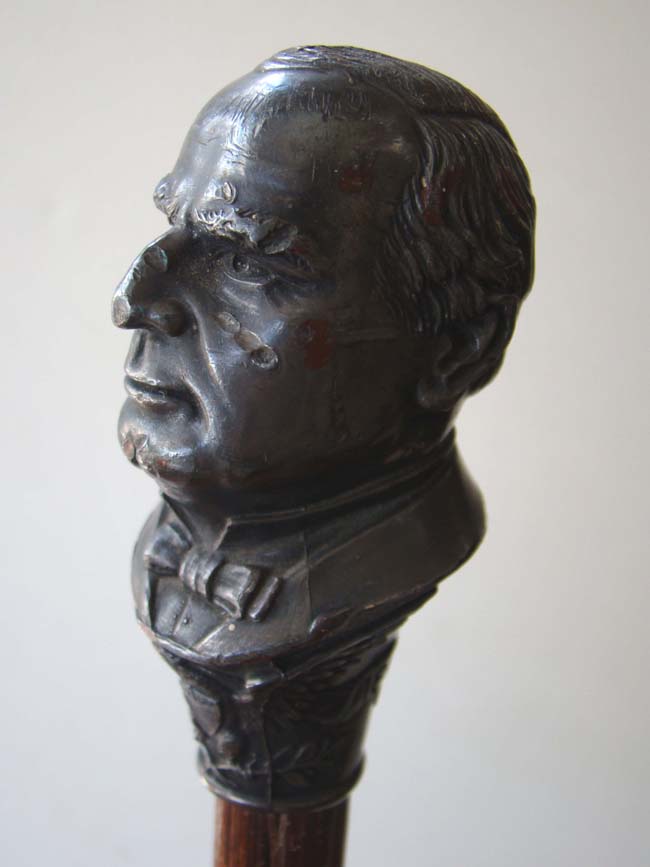A William McKinley Figural Campaign Cane from his 1896 campaign for President of the United States — image 2